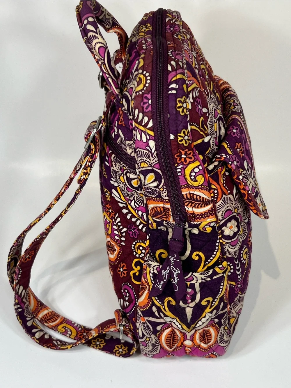Vera Bradley Retired Safari Sunset Pattern Medium Backpack School Bag - EUC!